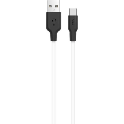 ���� ������ USB 2.0 AM to USB-C 1.0m 2A silicone X21 black+white HOCO (6957531071402) - �������� 1