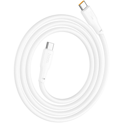 ���� ������ USB-C to USB-C 1.0m 240W TPE X93 white HOCO (6931474790736) - �������� 1
