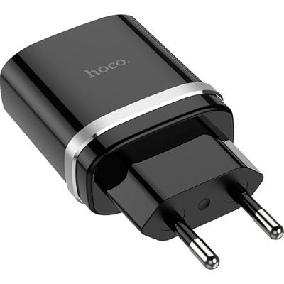 �������� ������� HOCO C12Q Smart USB QC3.0 18W Black (6931474716255) - �������� 2