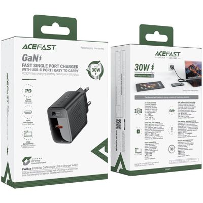 �������� ������� Acefast A102 USB-C PD30W GaN Black (6974316283287) - �������� 7
