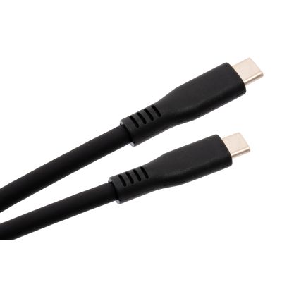 ���� ������ USB-C to USB-C 1.2m UBS3.2 Gen2 10G 100W Chip Silicon Black Vinga (VCPDCCC31012SB) - �������� 2