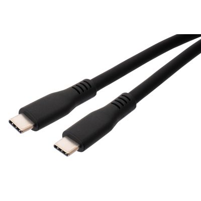 ���� ������ USB-C to USB-C 1.2m UBS3.2 Gen2 10G 100W Chip Silicon Black Vinga (VCPDCCC31012SB) - �������� 3