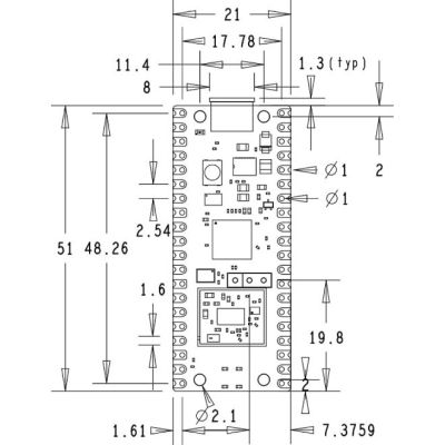      Raspberry Pi  Raspberry Pi Pico WH (SC0919) -  3