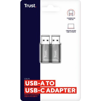  USB-C to USB-A 3.2 Adapter 2-Pack Trust (25573_TRUST) -  10