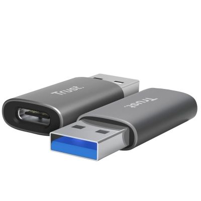  USB-C to USB-A 3.2 Adapter 2-Pack Trust (25573_TRUST) -  1