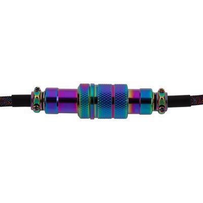 ���� ������ USB-C + USB A to USB-C 1.08m Premium Coiled Aviator black Keychron (CAB7_KEYCHRON) - �������� 4