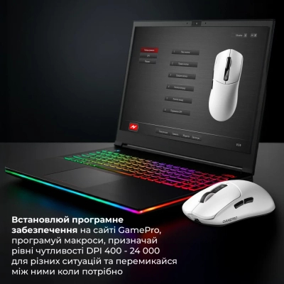 ����� GamePro Genesis Ranker Wireless/Bluetooth/USB White (GM012W) - �������� 5