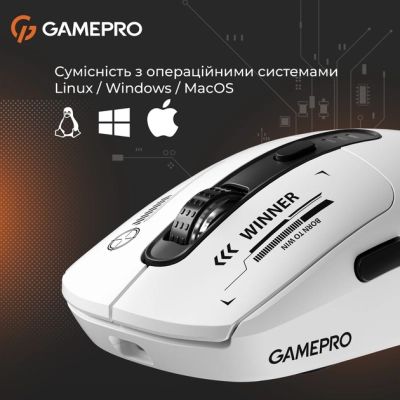  GamePro Genesis Winner Wireless/Bluetooth/USB White (GM079W) -  12