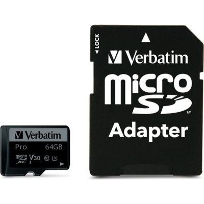 ����� ���'�� ����� ���'�� Verbatim 64GB microSDXC class 10 UHS-III PRO (47042) - �������� 1