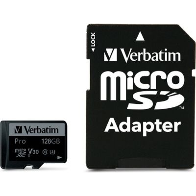 ����� ������ Verbatim 128GB microSDXC class 10 UHS-III PRO (47044) - �������� 1