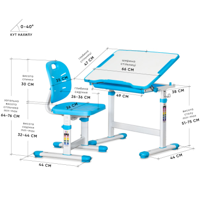 ����� � ������� Evo-kids Ergo Blue (Evo-05 Ergo BL) - �������� 3