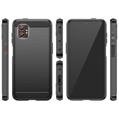����� �� ��������� �������� BeCover Carbon Series Samsung Galaxy XCover7 Pro SM-G766B Black (713559) - �������� 2