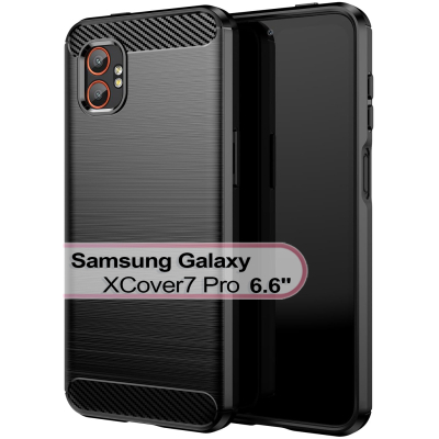 ����� �� ��������� �������� BeCover Carbon Series Samsung Galaxy XCover7 Pro SM-G766B Black (713559) - �������� 1