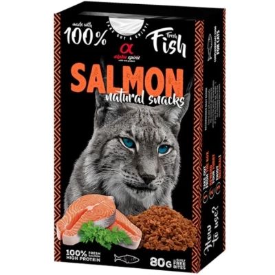 ��������� ��� ����� Alpha Spirit Cat Salmon Natural Snacks � ������� 80 � (8436586311773) - �������� 1