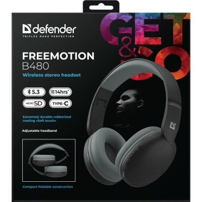��������� Defender FreeMotion B480 Bluetooth Black (63480) - �������� 10