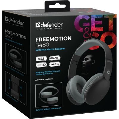 ��������� Defender FreeMotion B480 Bluetooth Black (63480) - �������� 9