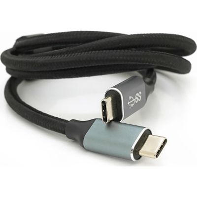 ���� ������ USB-C to USB-C 1.0m USB 3.2 Gen2 100W 10Gbps 4K60Hz black Voltronic (YT-TC-TC-B-1m) - �������� 1