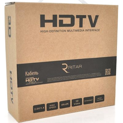   HDMI M to HDMI M 15.0m V1.4 1080P black Ritar (HDMI(M)/(M)V1.4-15m-94B) -  2