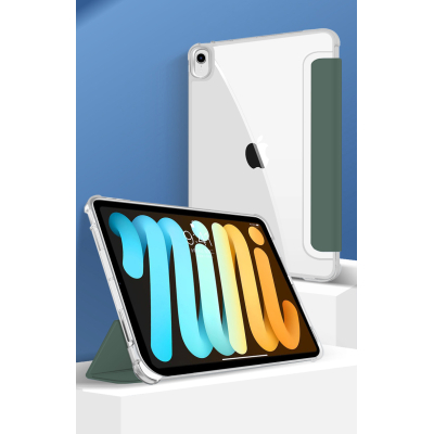 ����� �� �������� BeCover Soft Edge with Apple Pencil Holder iPad Mini 7 2024 Dark Green (712466) - �������� 2