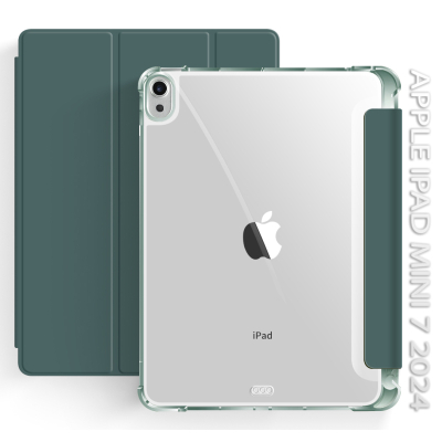 ����� �� �������� BeCover Soft Edge with Apple Pencil Holder iPad Mini 7 2024 Dark Green (712466) - �������� 1