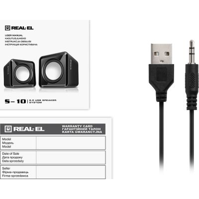   REAL-EL S-10 USB Black (EL121100020) -  9