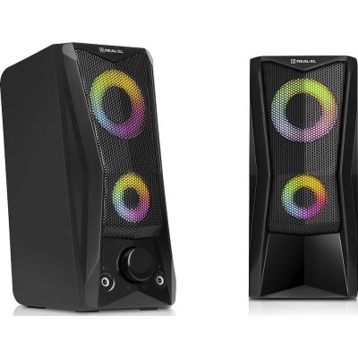   REAL-EL S-107 USB Black (EL121100017) -  2