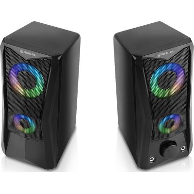   REAL-EL S-107 USB Black (EL121100017) -  4