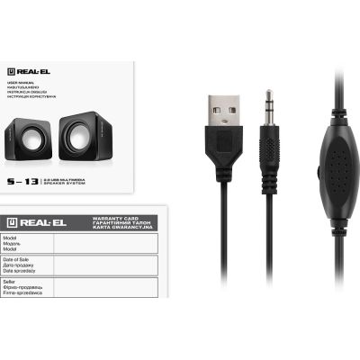������������ ������� REAL-EL S-13 USB Black (EL121100021) - �������� 8