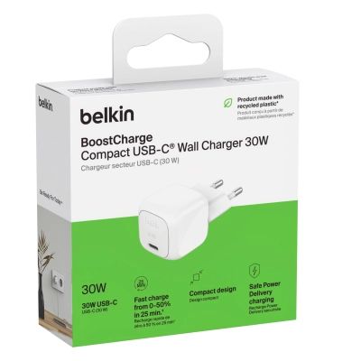 �������� ���������� Belkin USB-C PD30W PPS white (WCA008KQWH) - �������� 6