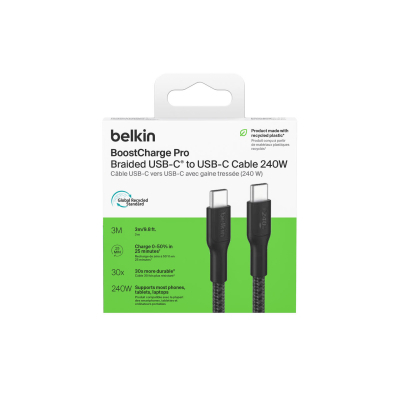 ���� ������ USB-C to USB-C 3.0m 240W black Belkin (CAB025HQ3MBK) - �������� 2