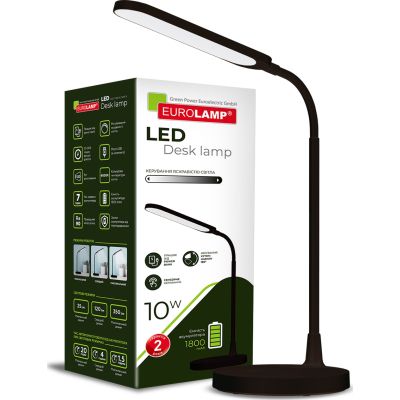 ���������� ����� Eurolamp LED 10W 350lm 4000K 1800mAh (LED-TLB-10W(black)) - �������� 1