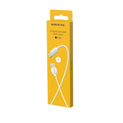 ���� ������ USB 2.0 AM to USB-C 1.0m 3A white BOROFONE (6931474701800) - �������� 3