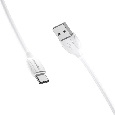���� ������ USB 2.0 AM to USB-C 1.0m 3A white BOROFONE (6931474701800) - �������� 1