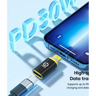  USB-C F to Lightning M 30W black XoKo (AC-033) -  6