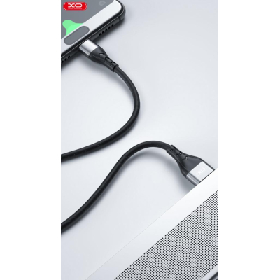 ���� ������ USB 2.0 AM to Lightning 1.0m 2.4A double-side grey XO (NB188-L-1-GR) - �������� 2