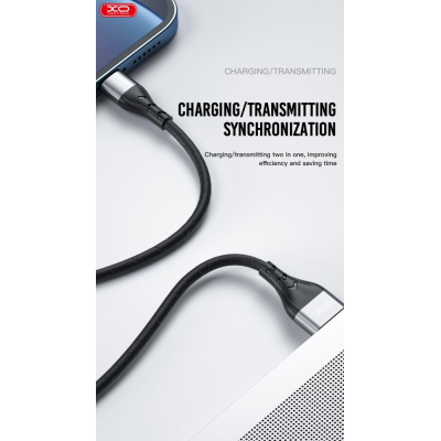 ���� ������ USB 2.0 AM to Lightning 1.0m 2.4A double-side grey XO (NB188-L-1-GR) - �������� 3