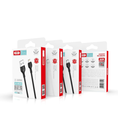 ���� ������ USB 2.0 AM to Micro 5P 1.0m 2.1A white XO (NB200-M-WH) - �������� 2