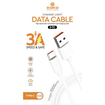   USB 2.0 AM to USB-C 3A XoKo (XK-3-TC) -  4