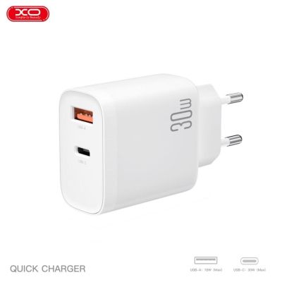   XO 1xUSB-C PD30W + 1xUSB QC3.0 (XO-QC16) -  6