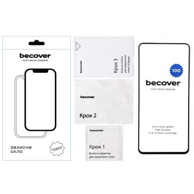 ���� ������� BeCover 10D Samsung Galaxy A07 SM-A075 Black (713684) - �������� 2