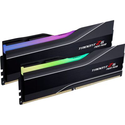     DDR5 64GB (2x32GB) 6000 MHz Trident Z5 Neo RGB Black G.Skill (F5-6000J3636F32GX2-TZ5NR) -  2