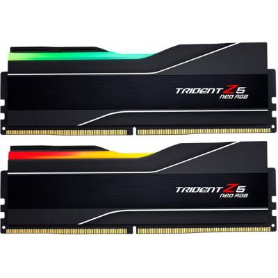     DDR5 64GB (2x32GB) 6000 MHz Trident Z5 Neo RGB Black G.Skill (F5-6000J3636F32GX2-TZ5NR) -  1