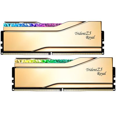 ������ ������ ��� ���������� DDR5 64GB (2x32GB) 6000 MHz Trident Z5 Royal Gold G.Skill (F5-6000J2836G32GX2-TR5G) - �������� 1