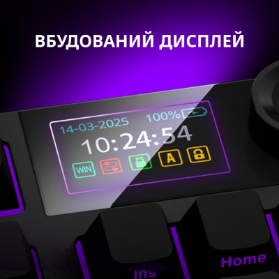 ���������� Lorgar KBP70TKLW Wireless TKL Mechanical Pro UA Black/Red (LRG-KBP70TKLW-BK-US) - �������� 7