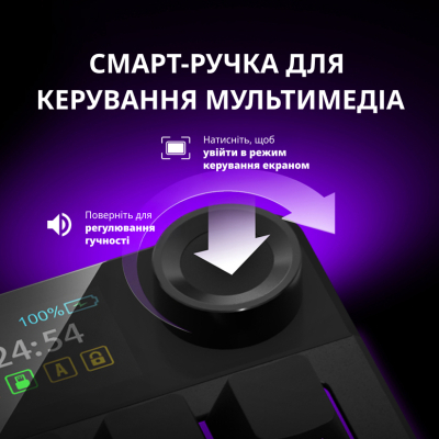 ���������� Lorgar KBP70TKLW Wireless TKL Mechanical Pro UA Black/Red (LRG-KBP70TKLW-BK-US) - �������� 8