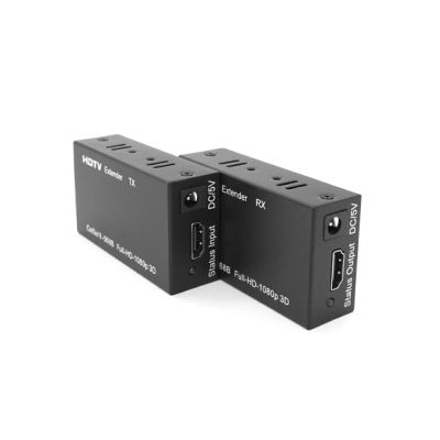 ������� HDMI extender 60m CAT5E/6 1080P 3D black Voltronic (YT-SCPE HDM-60m1080�) - �������� 1