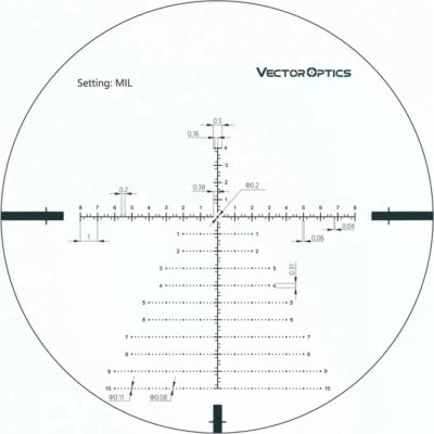 ���������� ������ Vector Optics Continental 3-18x50 (34 ��) illum. FFP VCT-34 (SCFF-28) - �������� 11