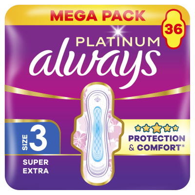ó㳺����� ��������� Always Platinum Super Extra ����� 3 36 ��. (8700216784559) - �������� 1