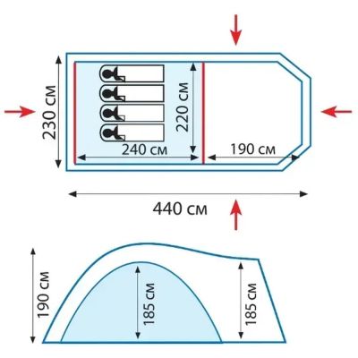 ����� Tramp Anaconda 4 (v2) green (UTRT-078) - �������� 12
