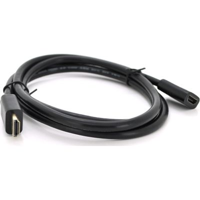   HDMI M to HDMI F 1.5m V2.0 VEGGIEG (HF-1.5) -  1